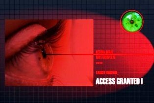 retinal scanning of an eye